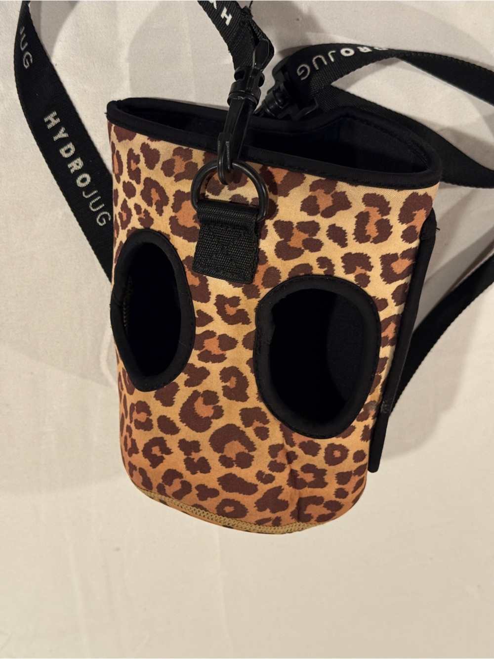 HydroJug Pro Leopard Print Neoprene Bottle Carrier w strap sleeve y2k cheetah - Picture 7 of 9